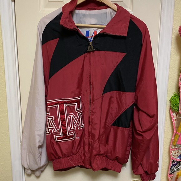Vintage TA&M Jacket medium Windbreaker - Picture 1 of 5